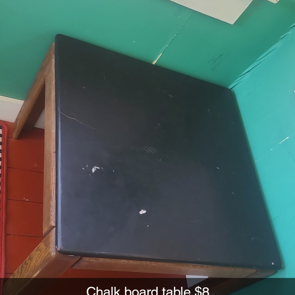 Chalk board table